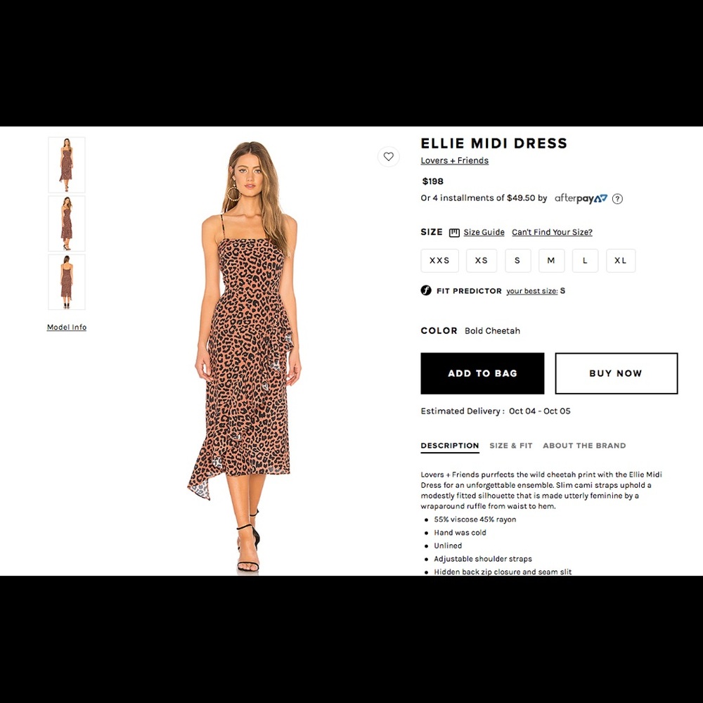Animal print dress by lovers + friends- worn once